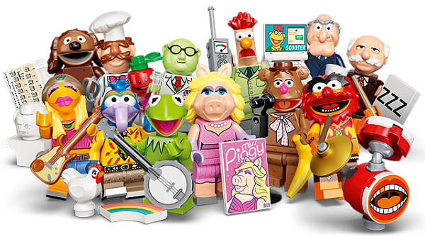 Lego 71033 - The Muppets - Serie Completa com as 12 Minifiguras - Lego The Muppets