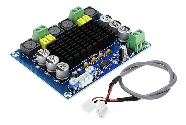 Placa Amplificador 2.0 Modulo 120+120 240w Rms