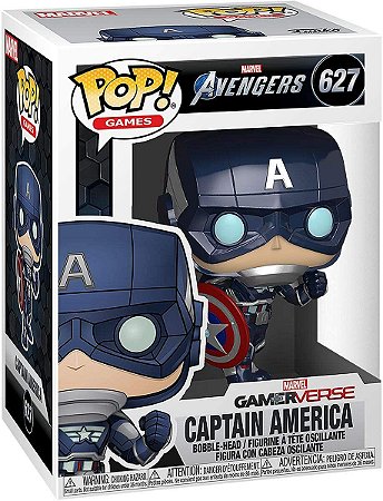 Funko Pop #627 - Capitão América - Marvel Avengers