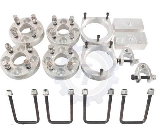 Combo Espaçador Rodas 38mm + Kit Lift 1,5'' Pol. Fiat Strada