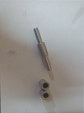 1 Dobradiça tripla de 3/4'' (duas buchas) Aço Inox 304