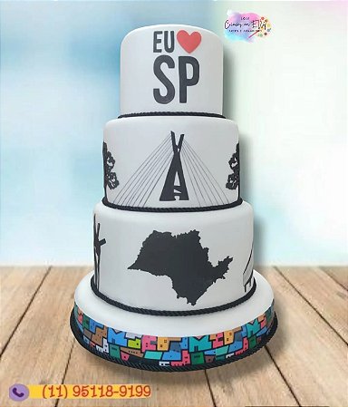 Bolo Fake Cidade de São Paulo