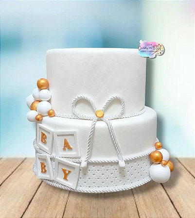 Bolo Fake Chá de Bebê