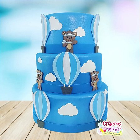 Bolo Fake Urso Baloeiro