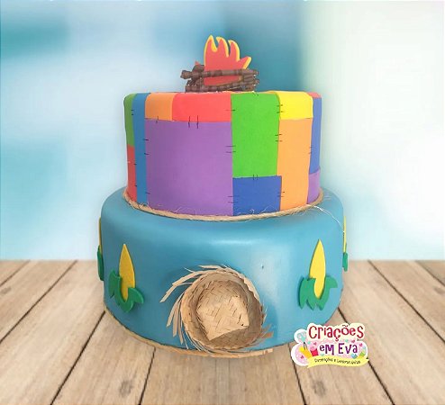 Bolo Fake Festa Junina