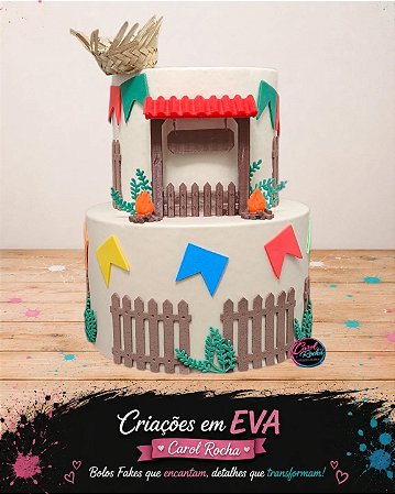 Bolo Fake Festa Junina