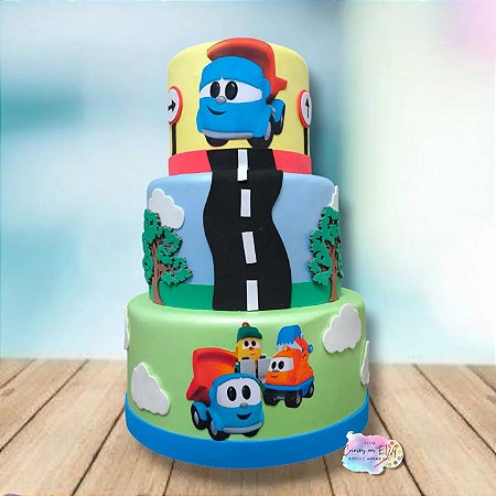 Bolo Fake Léo, o Caminhão