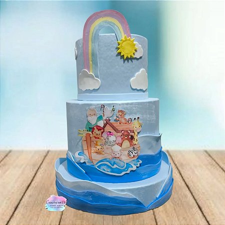 Bolo Fake Arca de Noé