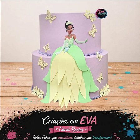 Bolo Fake Princesa Tiana