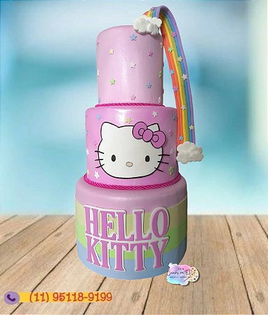 Bolo Fake Hello Kitty