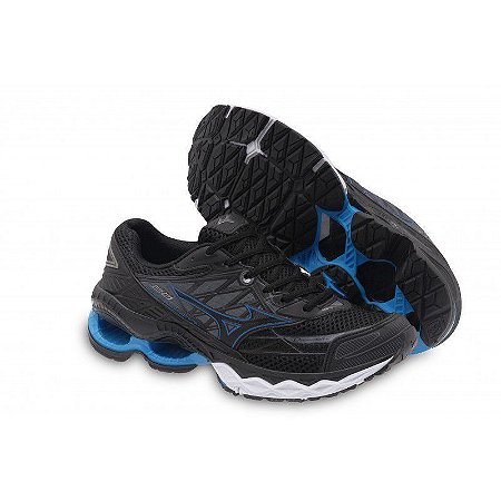 Tênis masculino Mizuno Creation 20 Preto Azul