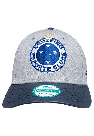 Boné Cruzeiro Cinza New Era - EMPORIO BRASIL ESPORTES