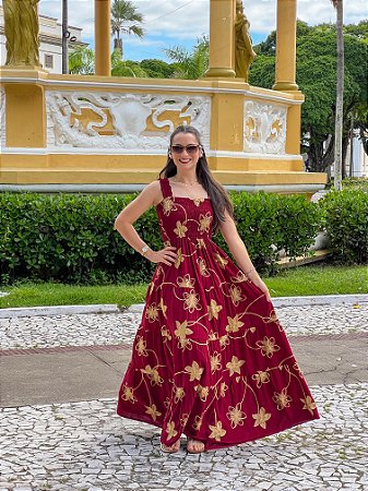 Vestido Carolina Bordado