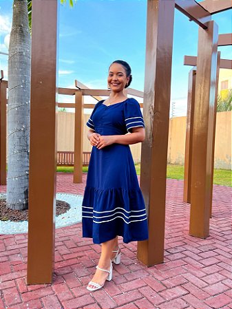 Vestido Marinho