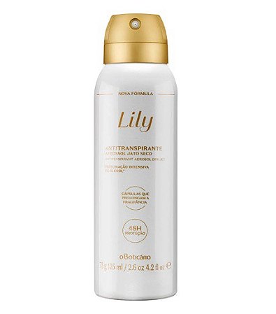 Desodorante Antitranspirante Aerosol Lily 75g/125ml