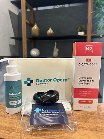 KIT CICATRICORT PÓS OPERATÓRIO CIRURGIAS OTOPLASTIA/MACROTIA