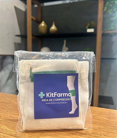 Meia de Compressão pós/operatório e varizes 3/4 (média compressão)