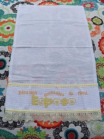 pano de prato exclusivo do esposo