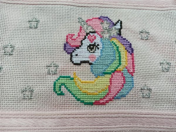 Toalha de lavabo unicórnio