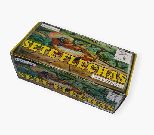 Defumador Caboclo Sete Flechas 20 Tabletes Natureza Espiritual