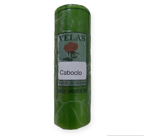 Vela 7 Dias Caboclo 260g - Umbanda e Candomblé