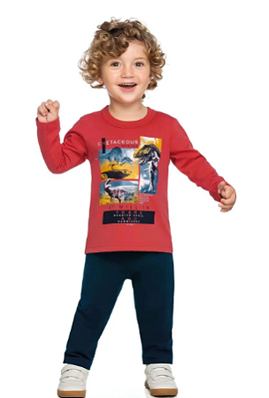 Conjunto Infantil Menino Dinossauros - Elian