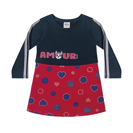 Vestido Feminino Infantil Amour - Elian