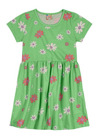 Vestido Infantil Menina em Malha - Brandili