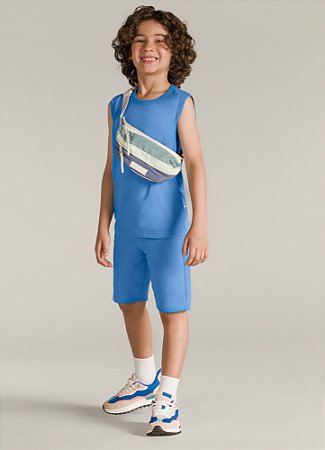 Bermuda Básica Infantil Menino em Moletinho - Brandili