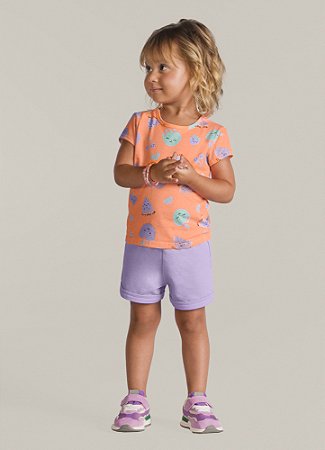 Conjunto Infantil Menina em malha - Brandili