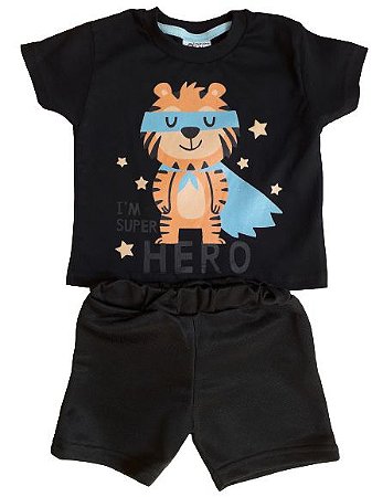 Conjunto de Verão Masculino - Super Hero