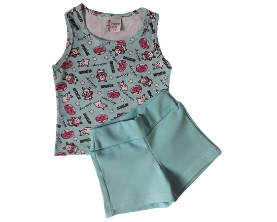 Conjunto Infantil Feminino "Super Star"