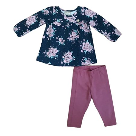 Conjunto Infantil Florido - Blusa e Calça - Milon