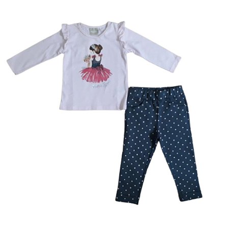 Conjunto Infantil Feminino Bailarina - Milon