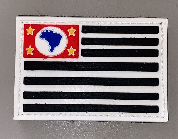 BANDEIRA  SÃO PAULO (EMBORRACHADA) COLORIDA