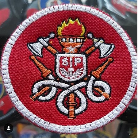 LOGO DO BOMBEIRO ( COSTURAR )
