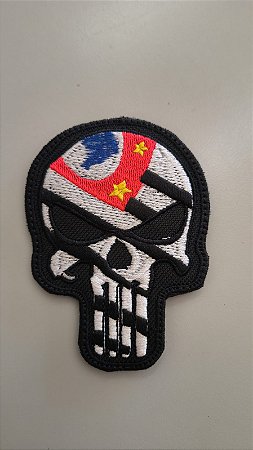 PATCH CAVEIRA JUSTICEIRO SP COM VELCRO