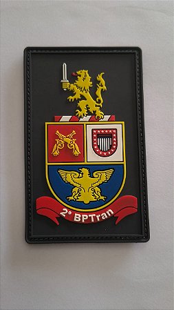 BRASÃO 2 BPTRAN EMBORRACHADO POLÍCIA MILITAR