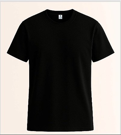CAMISETA BÁSICA PRETA PRA ESTÁGIO