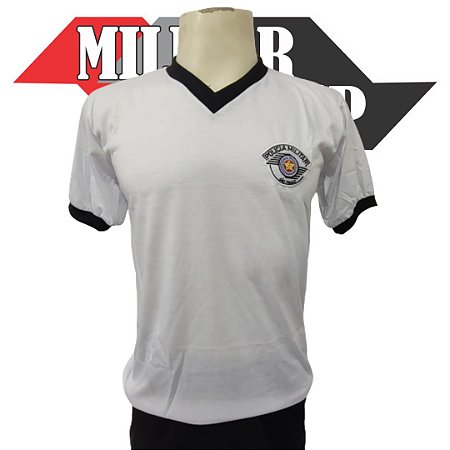 CAMISETA POLÍCIA MILITAR EDUCAÇÃO FÍSICA GOLA V