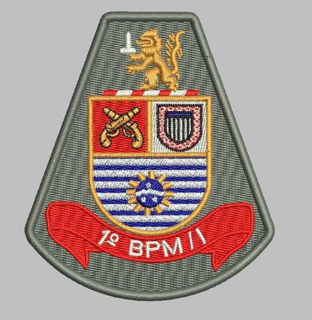 BRASÃO 1 BPM/I (POLICIA MILITAR) PMESP