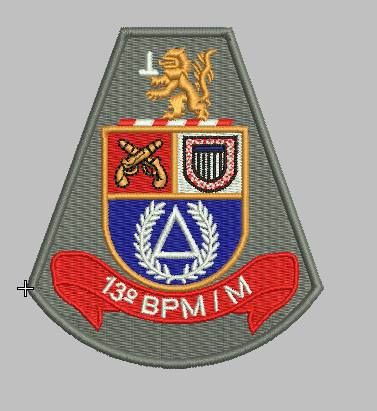 BRASÃO 13 BPM/M POLÍCIA MILITAR