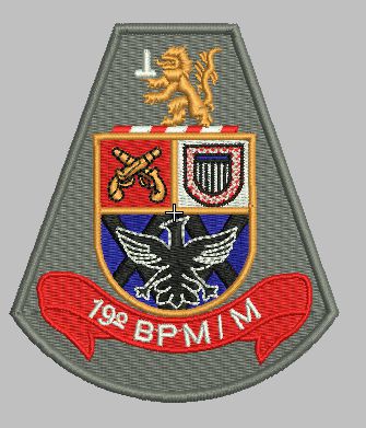 BRASÃO 19 BPM/M POLÍCIA MILITAR