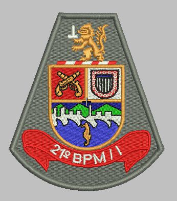 BRASÃO 21 BPM/I POLÍCIA MILITAR