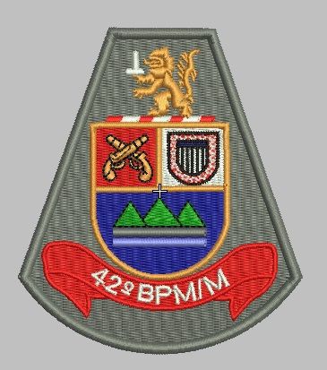 BRASÃO 42 BPM/M POLÍCIA MILITAR