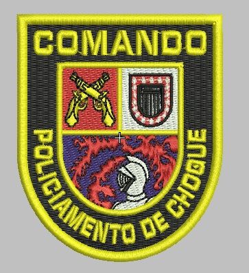 BRASÃO COMANDO DE POLICIAMENTO CHOQUE / CPCHQ