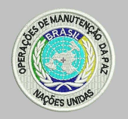 BRASÃO ONU MANUTENÇÃO DA PAZ