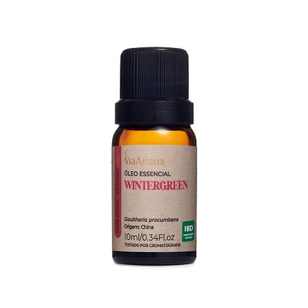 Óleo Essencial Wintergreen - Via Aroma - 10ml