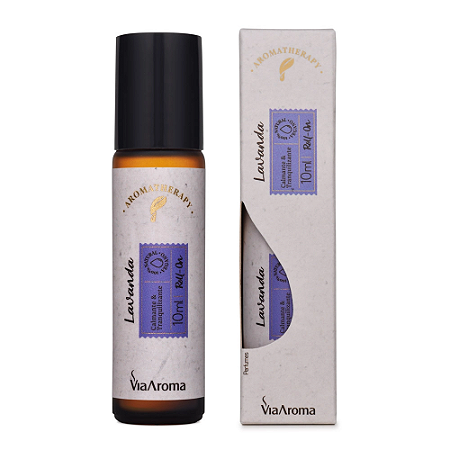 Roll-On Óleo Essencial Lavanda - Via Aroma - 10ml
