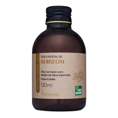 Óleo Vegetal Carreador de Gergelim Via Aroma - 120 ml